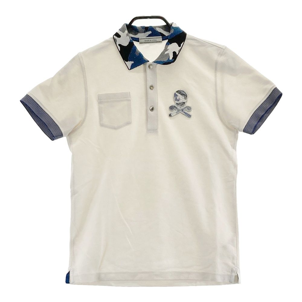MARK & LONA ホワイトポロシャツ 値下げ!】MARK & LONA ホワイト