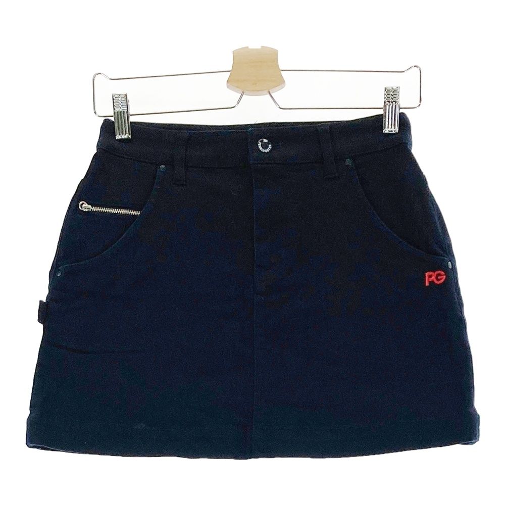 PEARLY GATES パーリーゲイツ1スカート カラフルリボン柄 紺