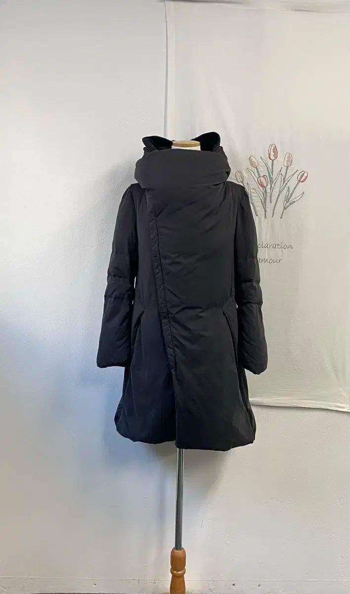 システム ダウン ダブルジッパー タートルネック ウール ダウン