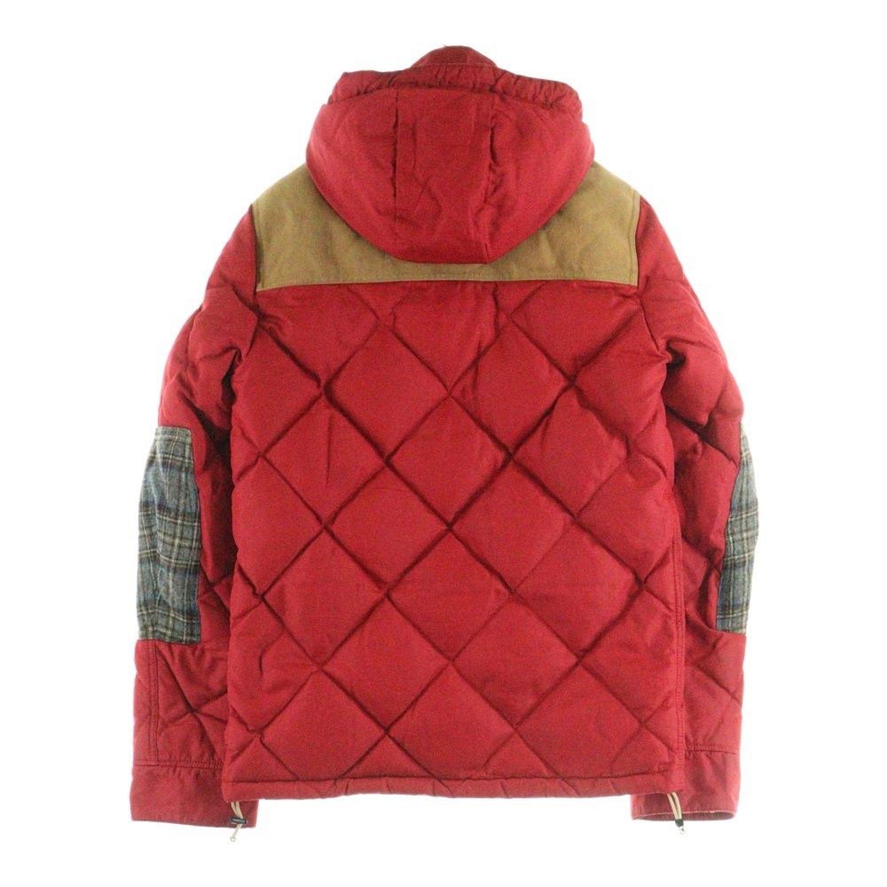 JUNYA WATANABE COMME des GARCONS ジュンヤワタナベ コムデギャルソン 12AW AD2012 ×DUVETICA DOWN JACKET デュベティカ ダックレザー切替デザイン フーデッドダウンジャケット WJ-J402