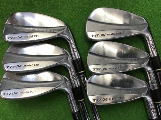 中古】 プロギア TR-X model 910 6S アイアンセット IR Spec Steel