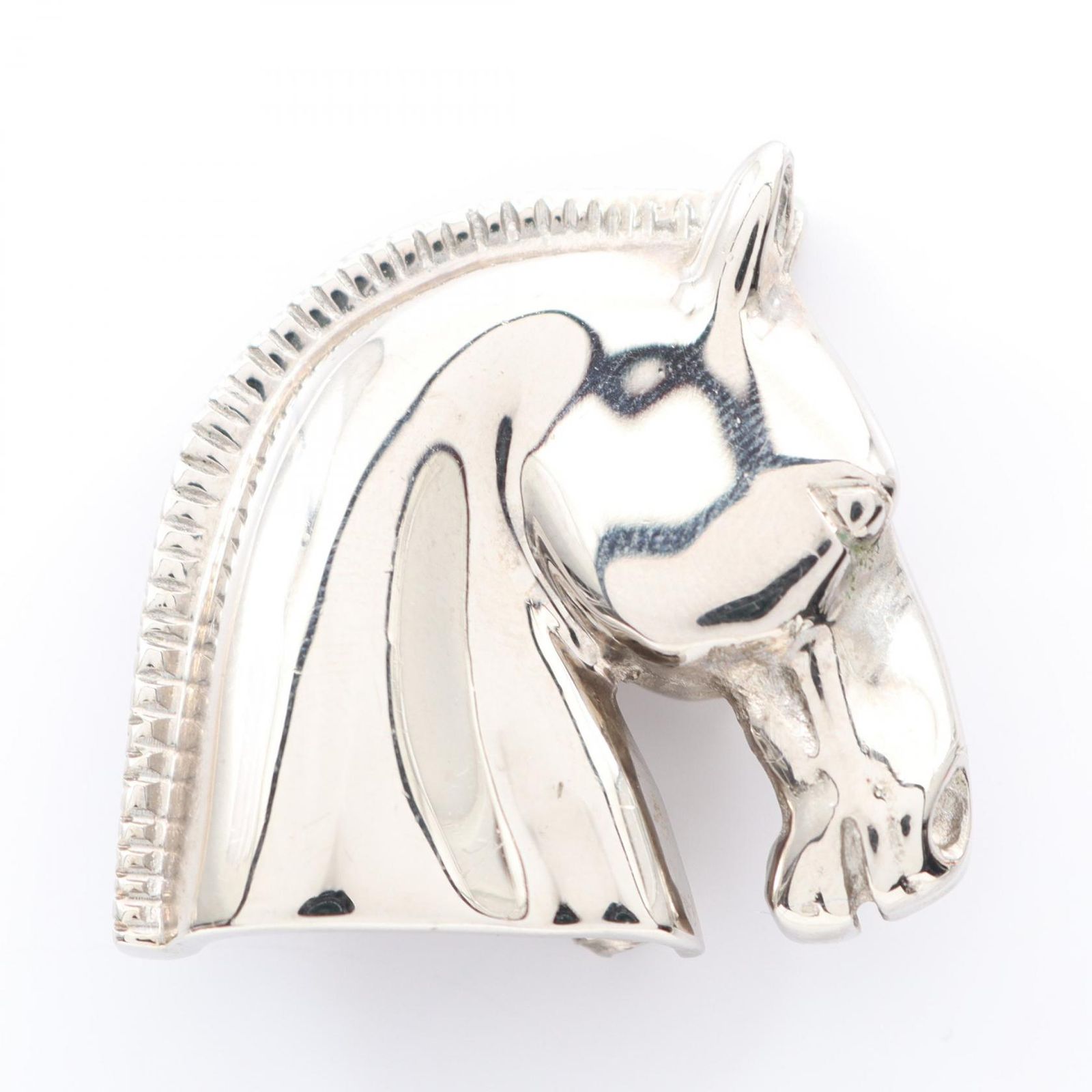 HERMES エルメス ホースヘッド ブローチ