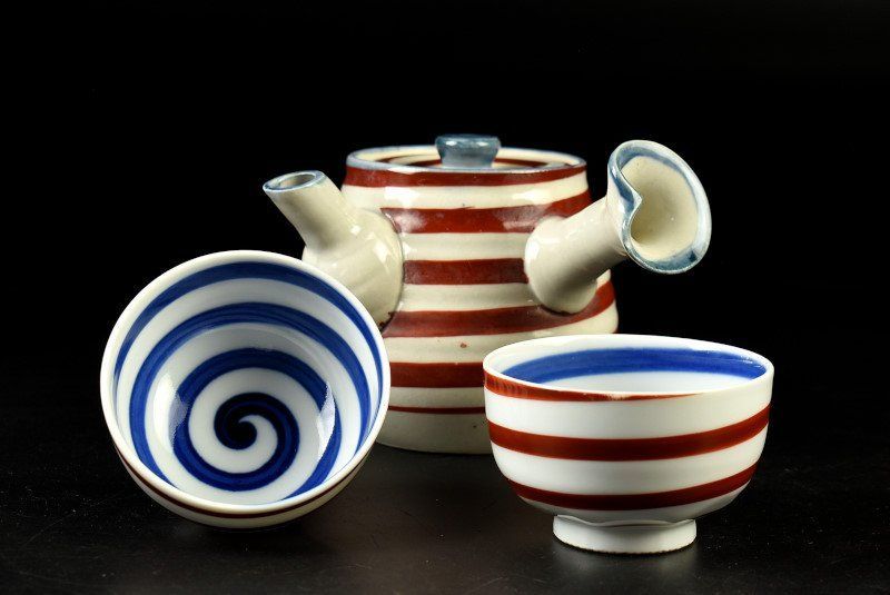 清水 六兵衛？ 面取　蘭絵　急須 煎茶道具 清水 六兵衛？ 面取 蘭絵 急須 煎茶道具 清水 六兵衛？ 面取 蘭