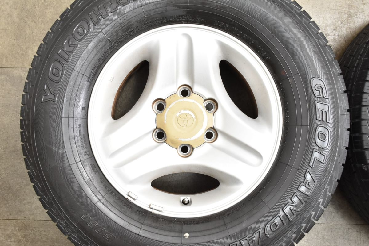 品 トヨタ 95系 ランドクルーザー プラド 16 in 7 J 15 PCD 139 ヨコハマ ジオランダー G 056 265 70 R ハイラックス サーフ