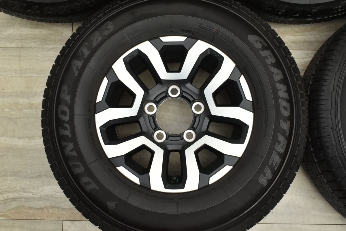 バリ溝 トヨタ ランドクルーザー 70 AX 再再販 16 in 7 J 0 PCD 150 グラントレックAT 23 265 R 5本セット