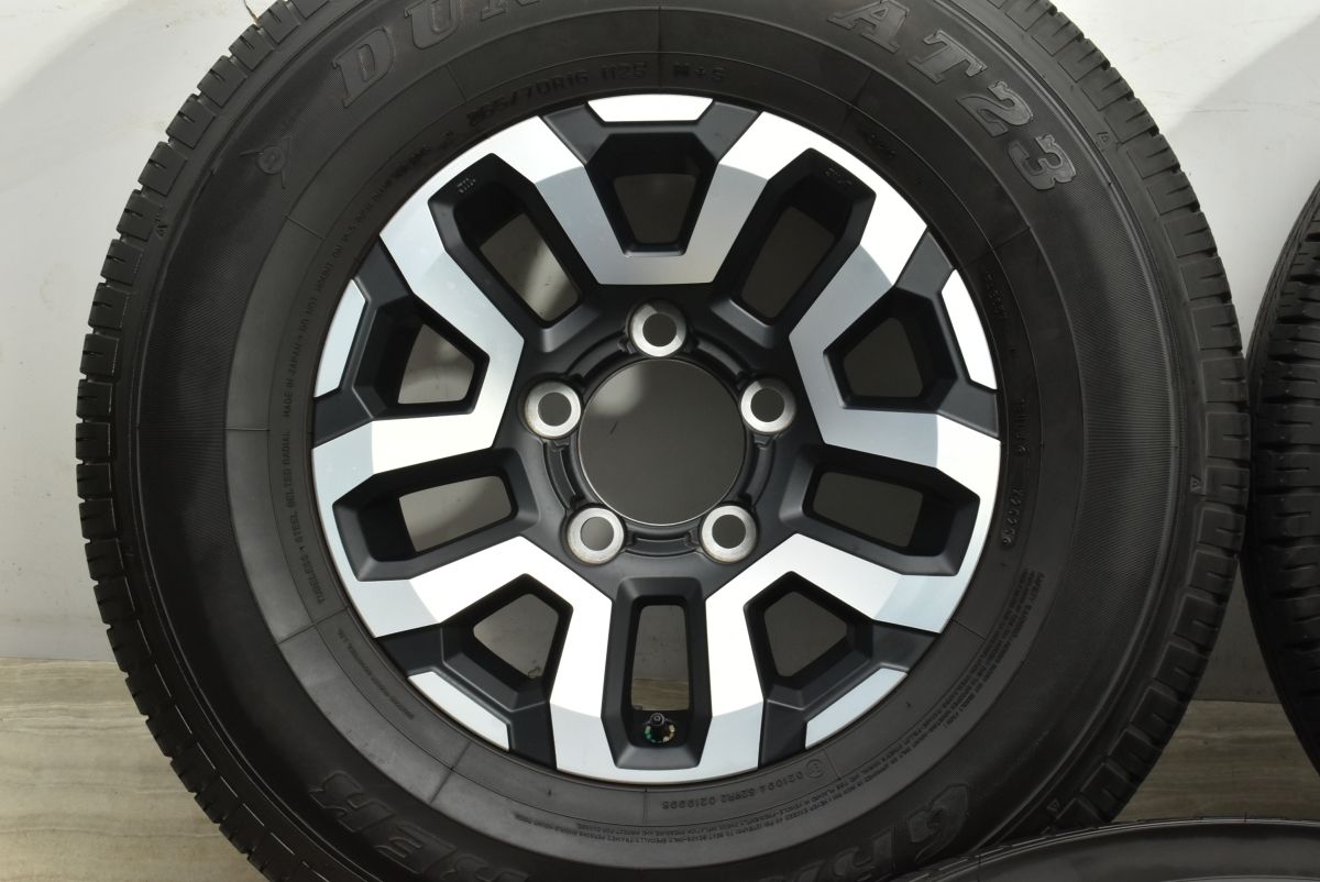  バリ溝 トヨタ ランドクルーザー 70 AX 再再販 16 in 7 J 0 PCD 150 グラントレックAT 23 265 R 5本セット 16インチ タイヤ ホイールセット