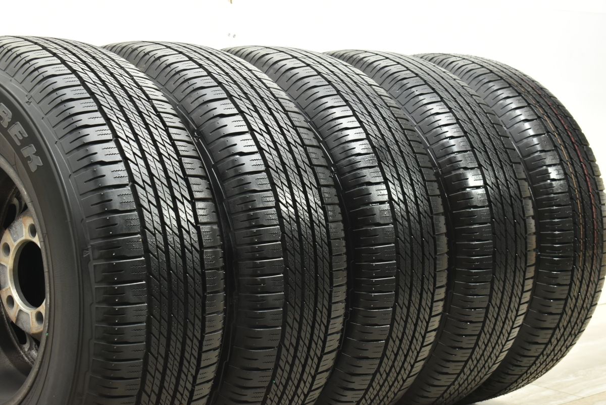 バリ溝 美品】トヨタ ランドクルーザー 70 AX 再再販 純正 16in 7J ±0