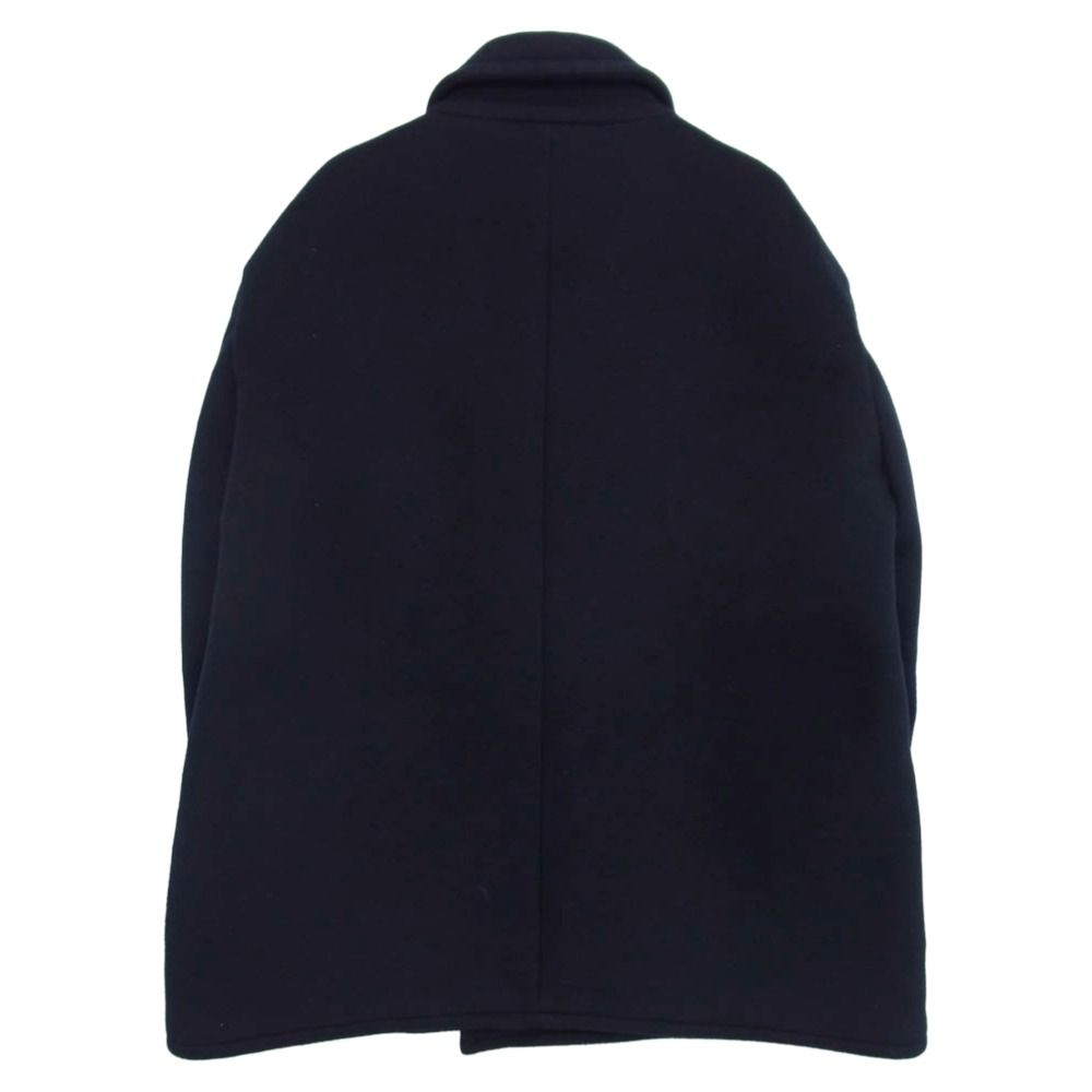 doublet ダブレット 18AW 18AW06CO21 Bonding Oversized Pea Coat オーバーサイズ Pコート ダークネイビー系 S