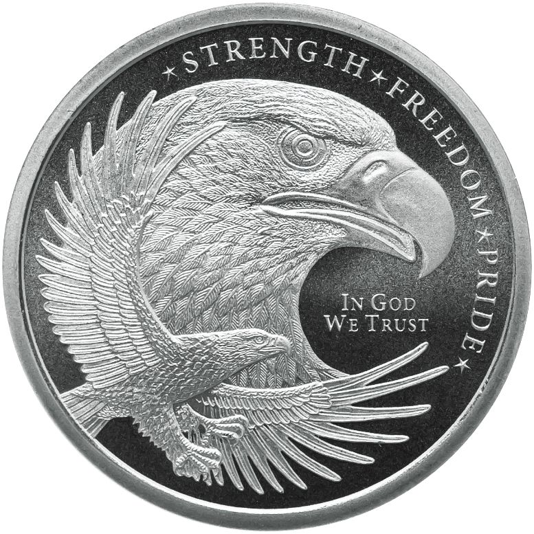 保証書・カプセル付き] (新品) アメリカ「イーグル」純銀 1/4オンス