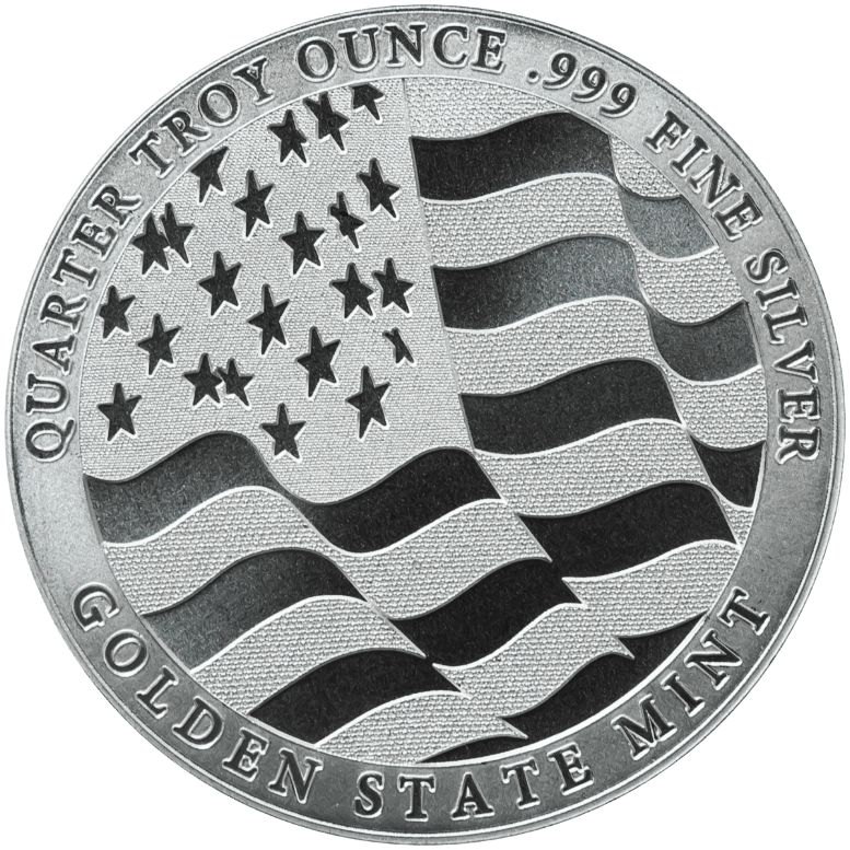 保証書・カプセル付き] (新品) アメリカ「イーグル」純銀 1/4オンス