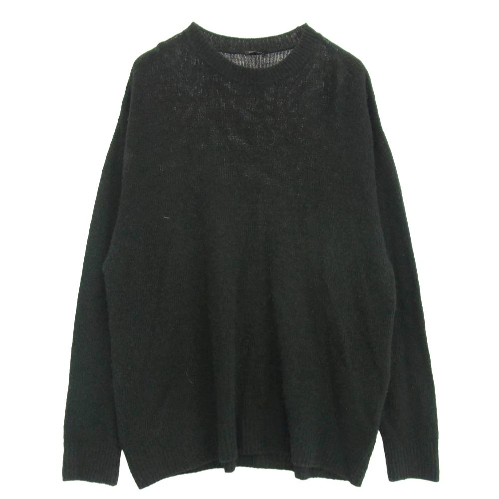 COMOLI コモリ 24 AW A 03-06002 カシミア製品染めクルーネックニット ブラック系 3