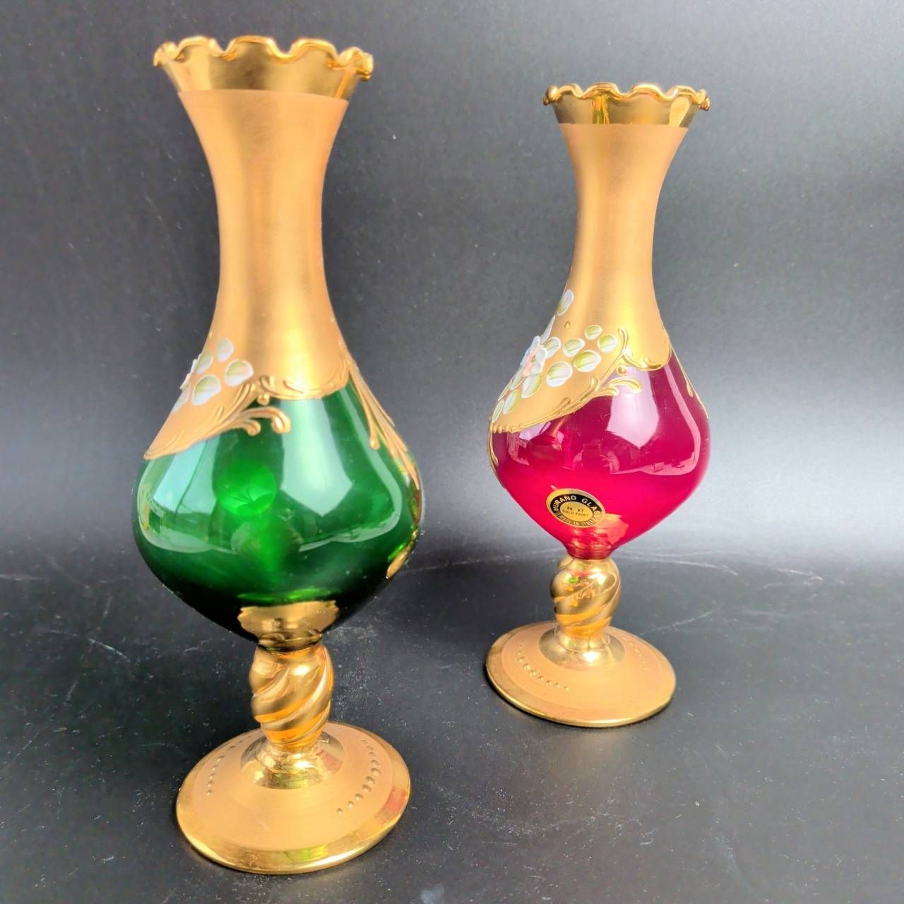 ラグーナ•ムラノ•グラス　未使用品 インテリア　一輪挿し ラグーナ•ムラノ•グラス 未使用品 インテリア 一輪挿し ラグーナ