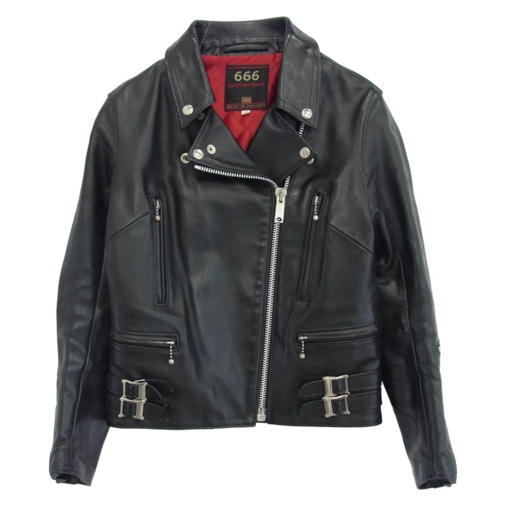 666 トリプルシックス TripleSix 旧タグ サイドベルト ライダース トリプルシックス 666 英国製 レディース サイドベルト ライダース