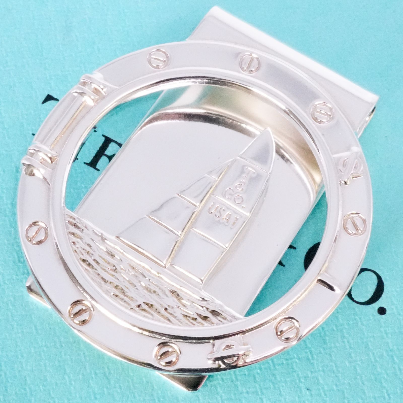 ティファニー シルバー セイルボート マネークリップ 25-1989