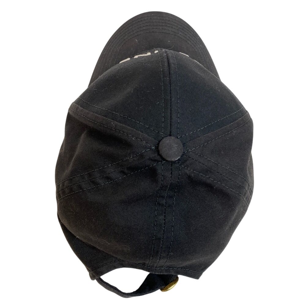  CELINEセリーヌ ベースボール キャップ M 帽子 ロゴ ブラック ユニセックス キャップ 帽子