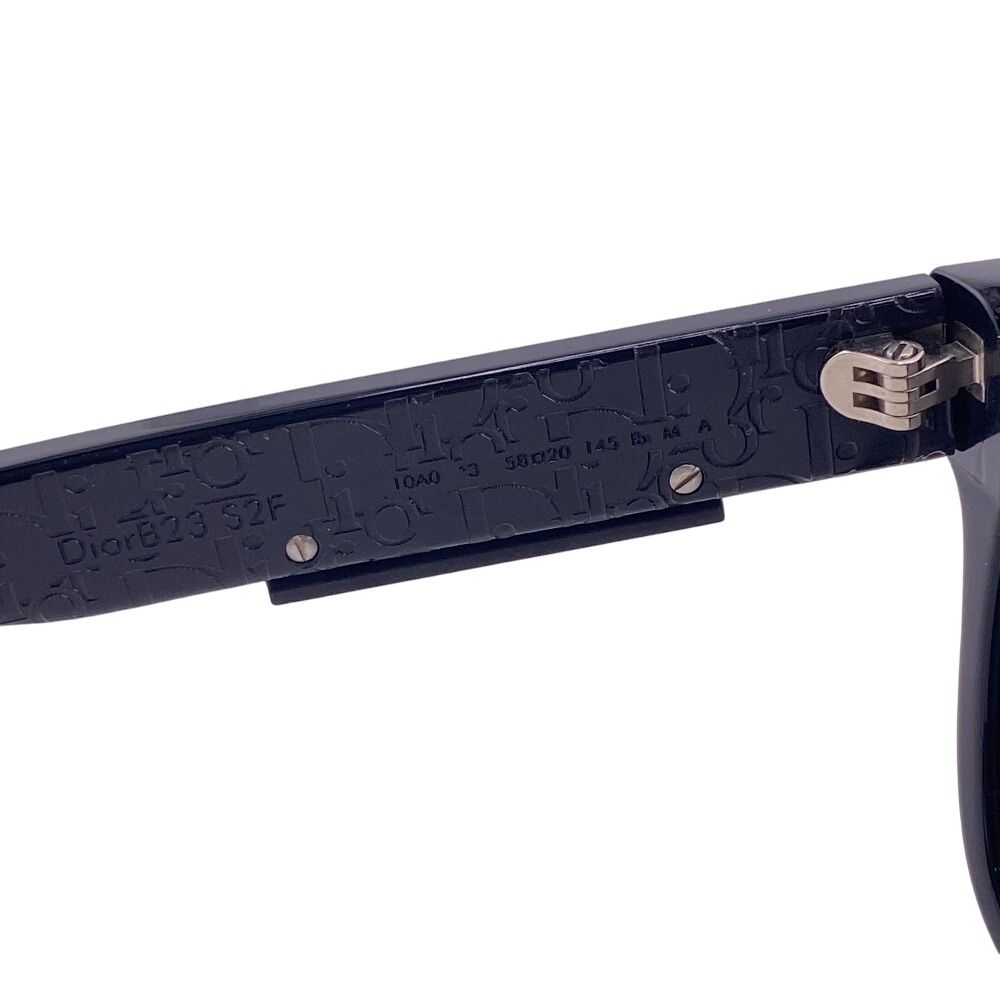 クリスチャンディオール Christian Dior サングラス ラバーロゴ オブリーク B23S2F ブラック Christian Diorクリスチャンディオール B23S2F オブリーク ラバーロゴ