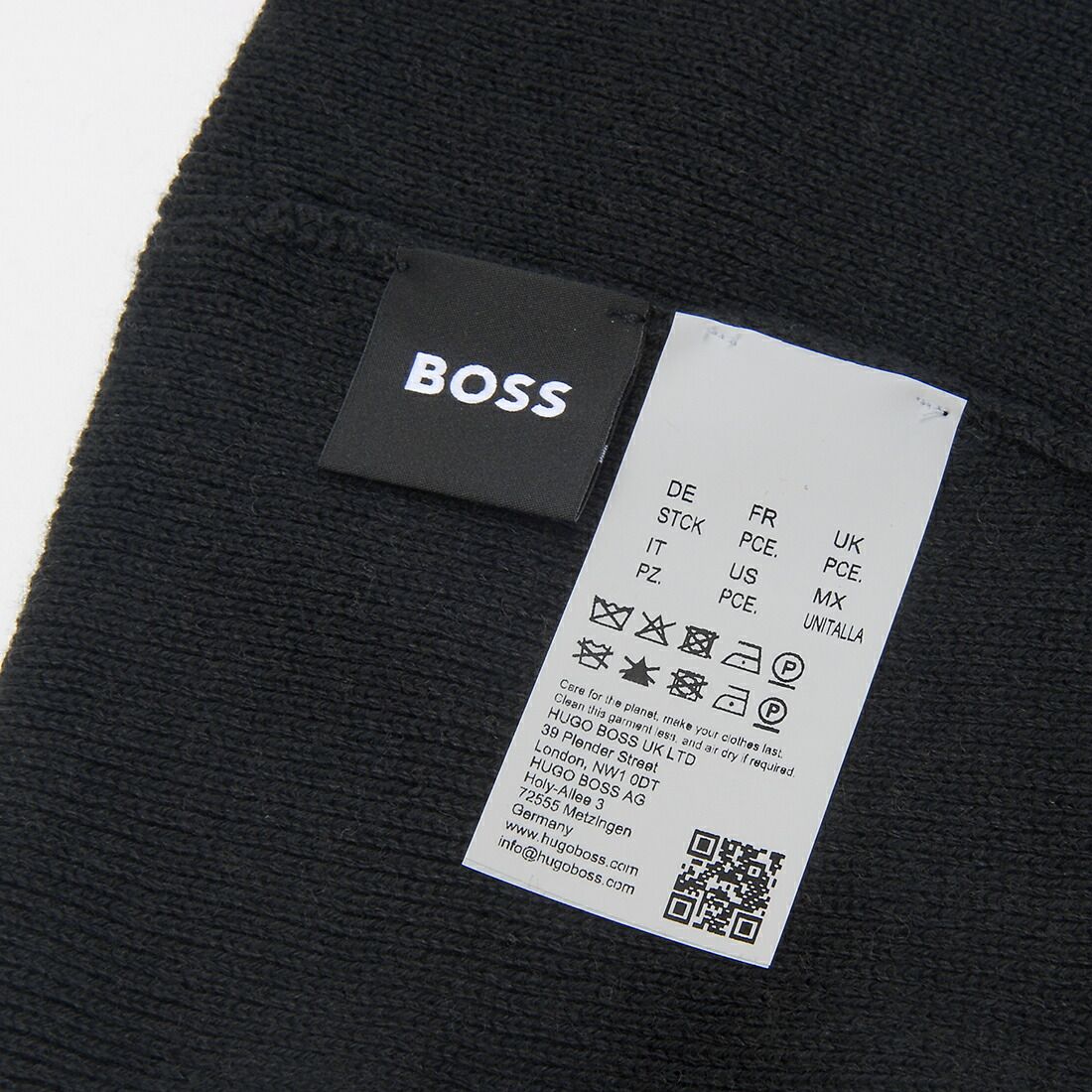 HUGO BOSS ヒューゴボス マフラー＆ニット帽 メンズ ギフトセット