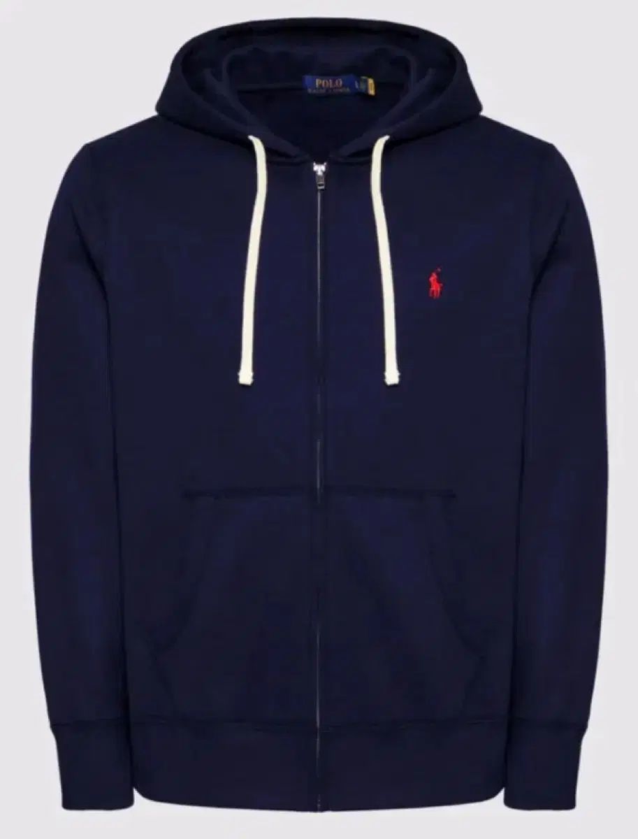 ポロラルフローレン ネイビー フルジップアップ フーディー
