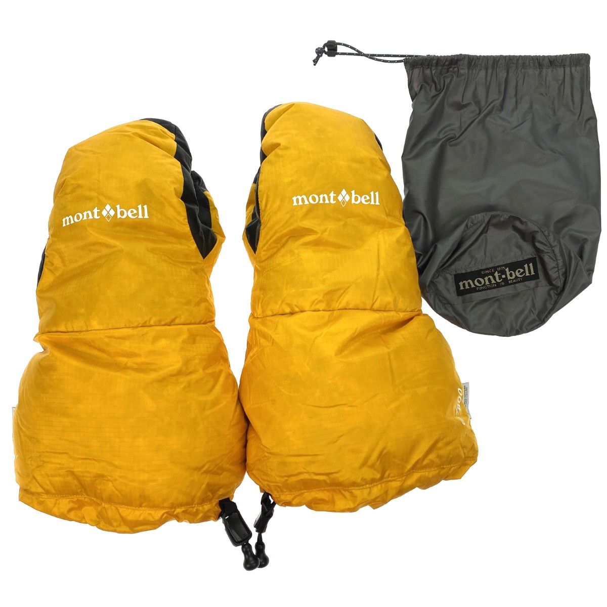 mont･bell モンベル ダウンミトン 1118853 イエロー Mサイズ 男女兼用 スタッフバッグ付き