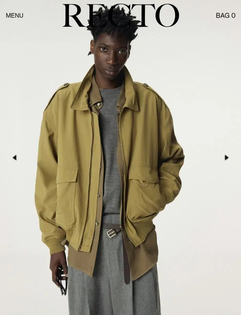 １ レクト ヴィンテージ オリーブ ジャケット