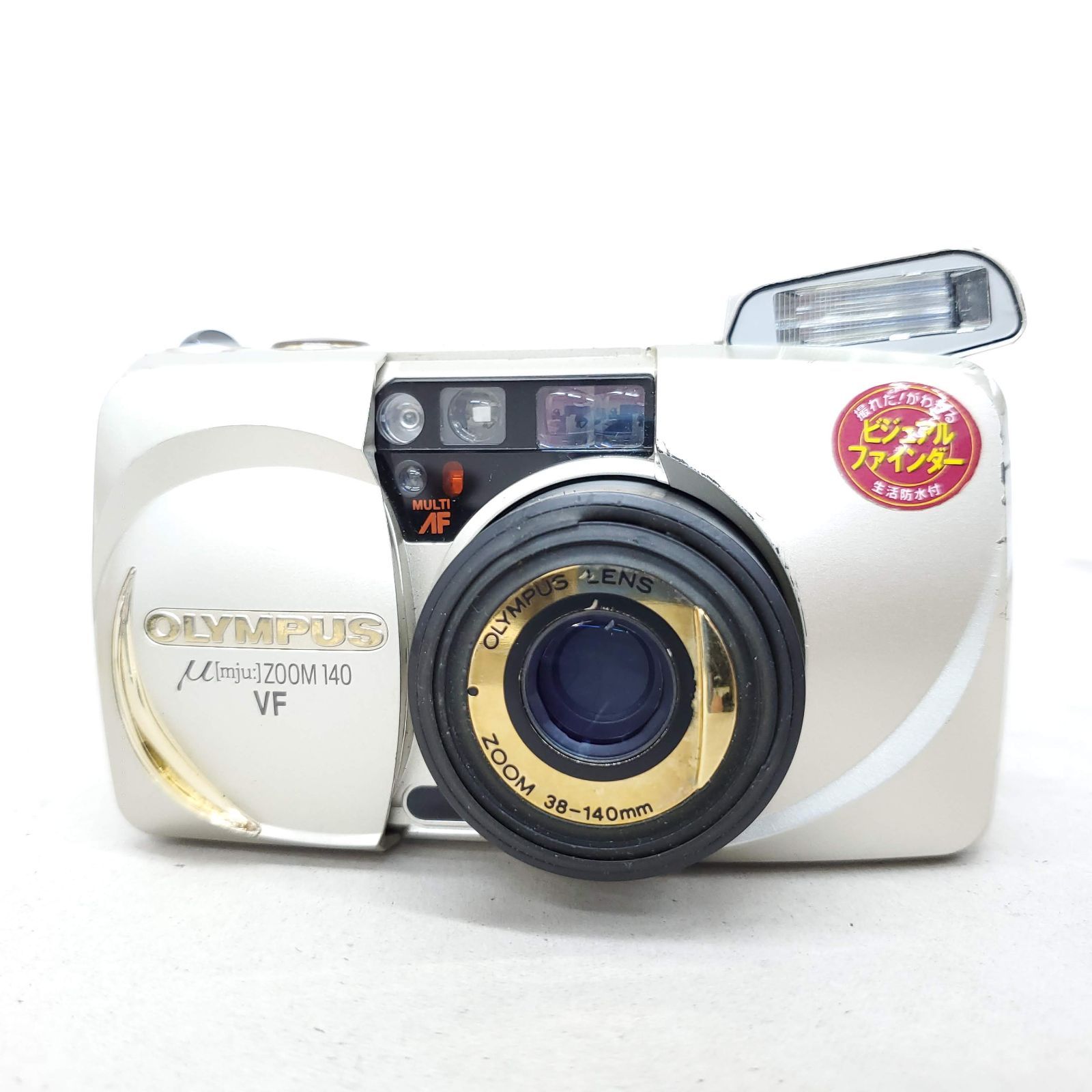 動作 済 Olympus μ mju ZOOM 140 VF F1017-109-3v
