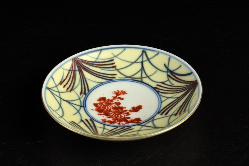 1837年 KPM(独) 手描き絵皿 19cm 2枚組 蔵A2141b1】金彩花文 色絵 高品質 小皿 豆皿 手塩皿 十八客 蔵A2141b1