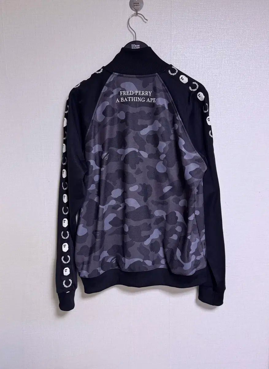 A BATHING APE X FRED PERRY カモフラ ジャケット XL 実物