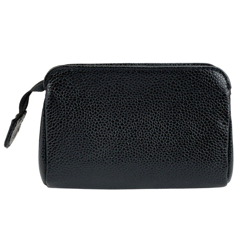 シャネル ココマーク ポーチ 小物入れ キャビアスキン ブラック 箱 461996 10