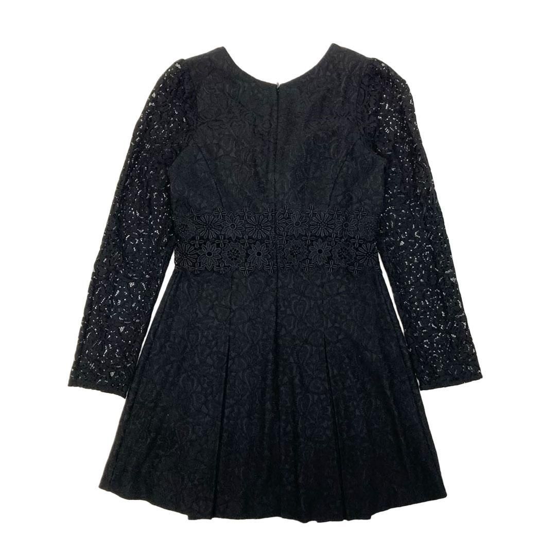 Donia Quinn / ドニアクイーン】総レース ボックスプリーツ ミニドレス