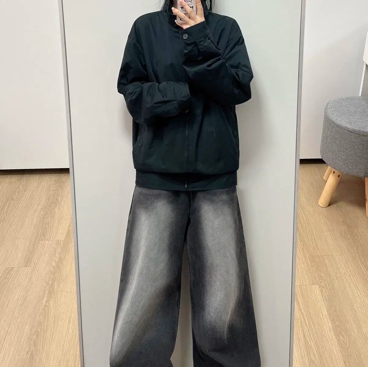 ポロラルフローレン ブラックポニー スイングトップ 裏起毛 ブルゾン ジャケット