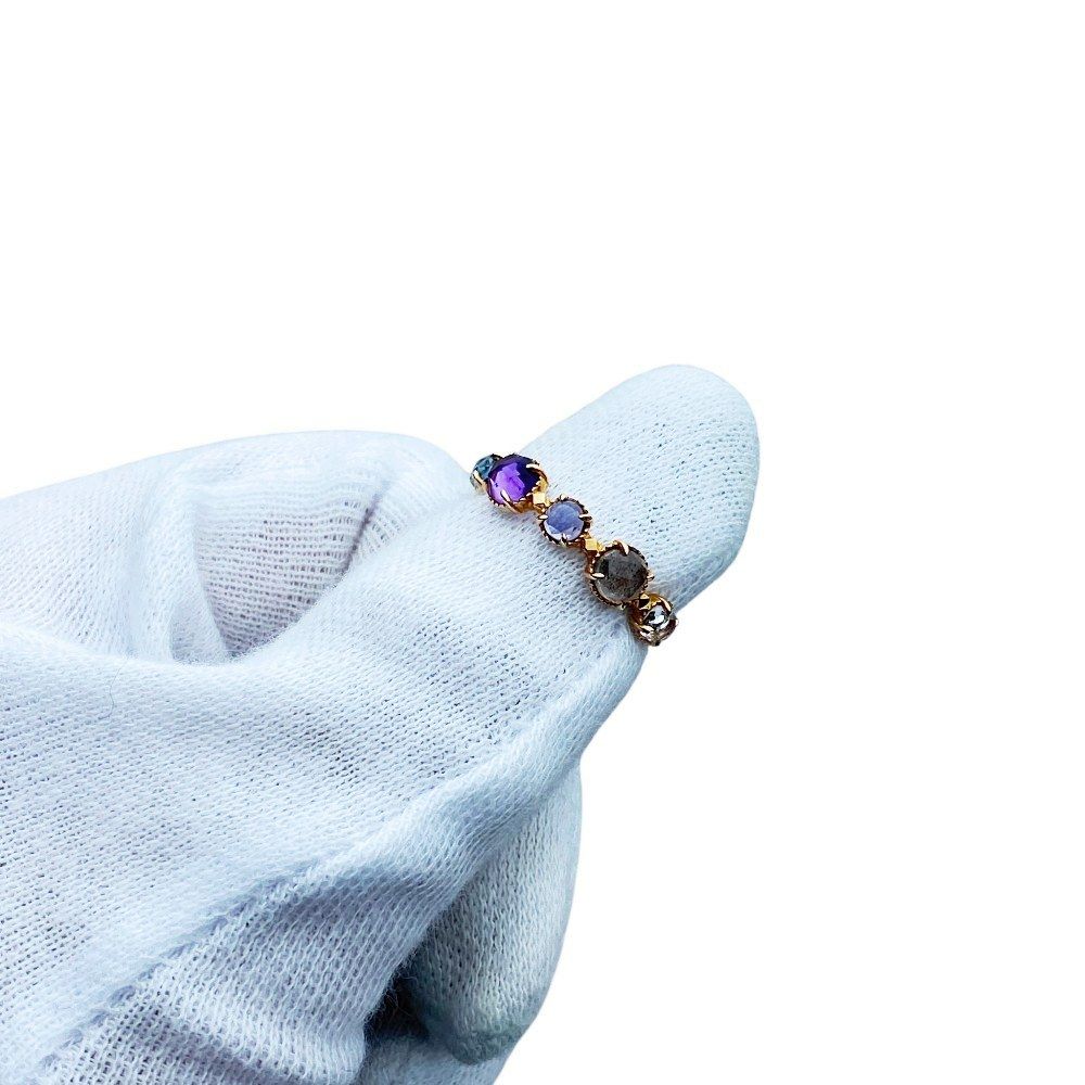 アガット　マルチストーンリング　11号 11号 新品 agete マルチカラー ストーンリング アガット ガーネット