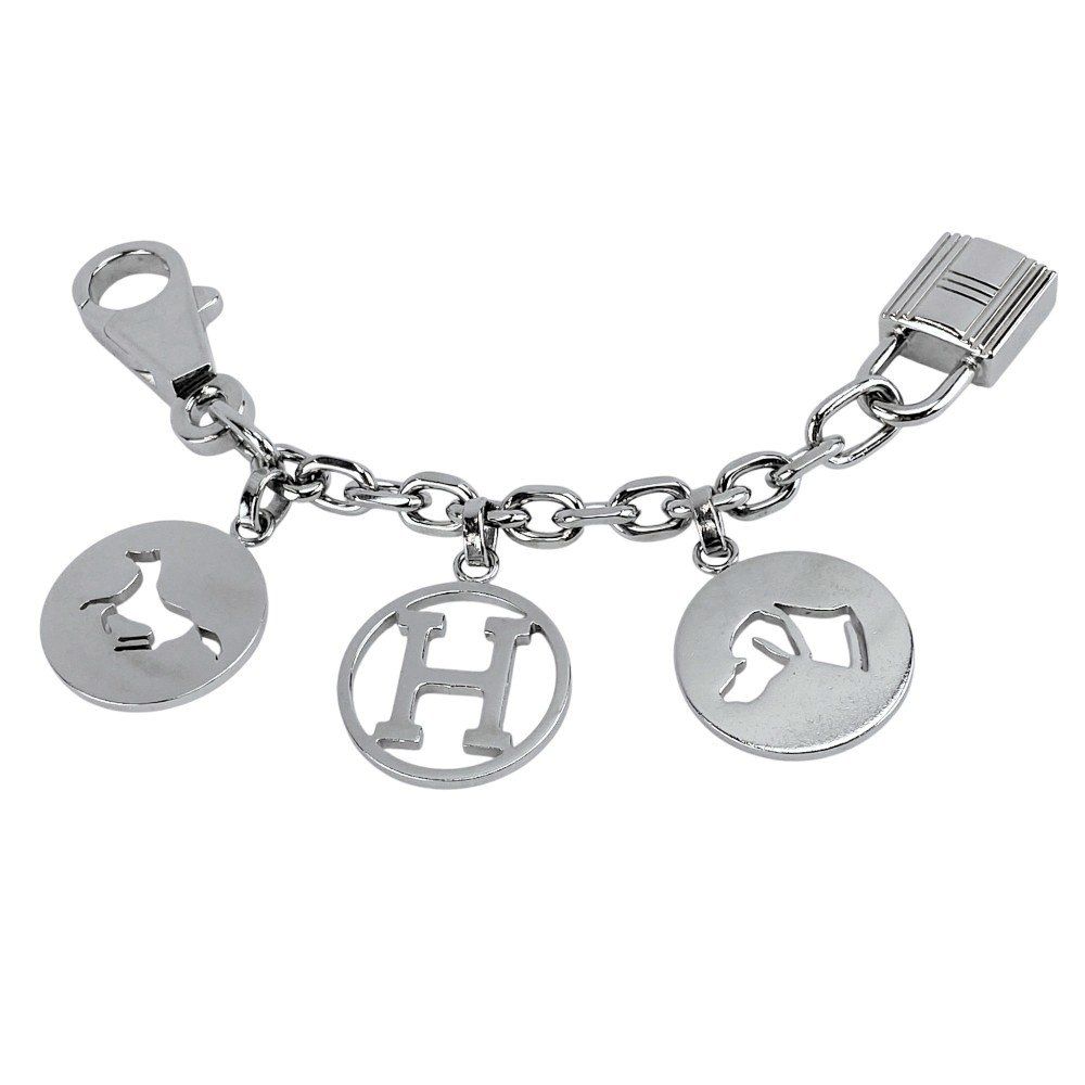 エルメス アミュレット4 ブルロック チェーン チャーム 馬 犬 カデナ SS シルバー 箱 461712 13