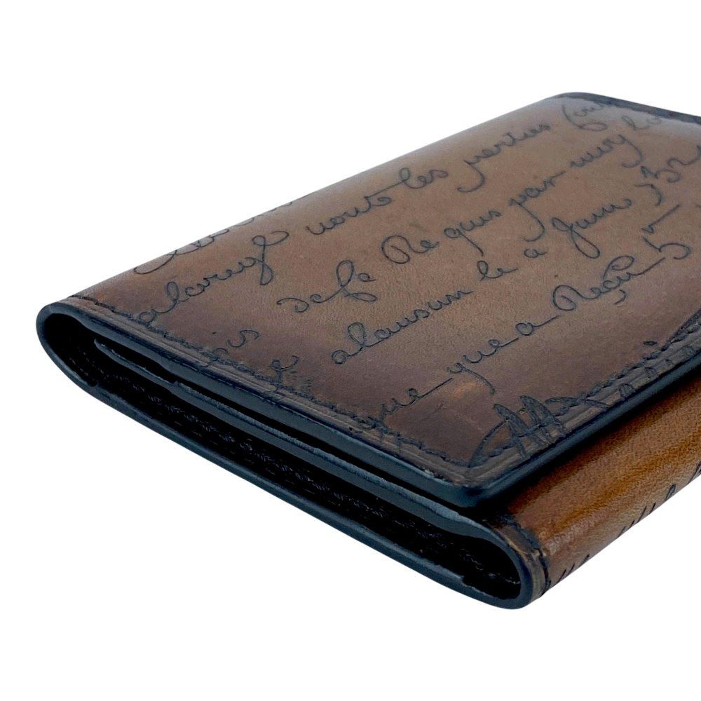 □美品□ ベルルッティ カリグラフィ カードケース 名刺入れ レザー