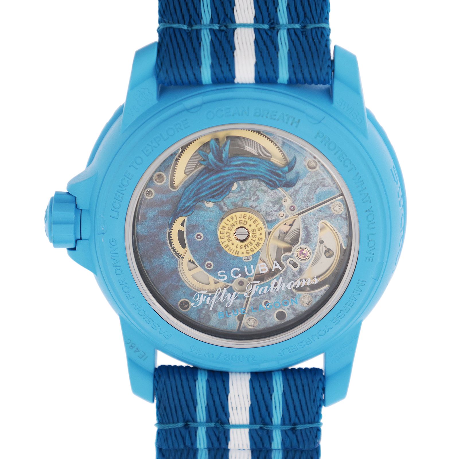 未使用 展示品 スウォッチ ブランパン スキューバ フィフティファゾム  