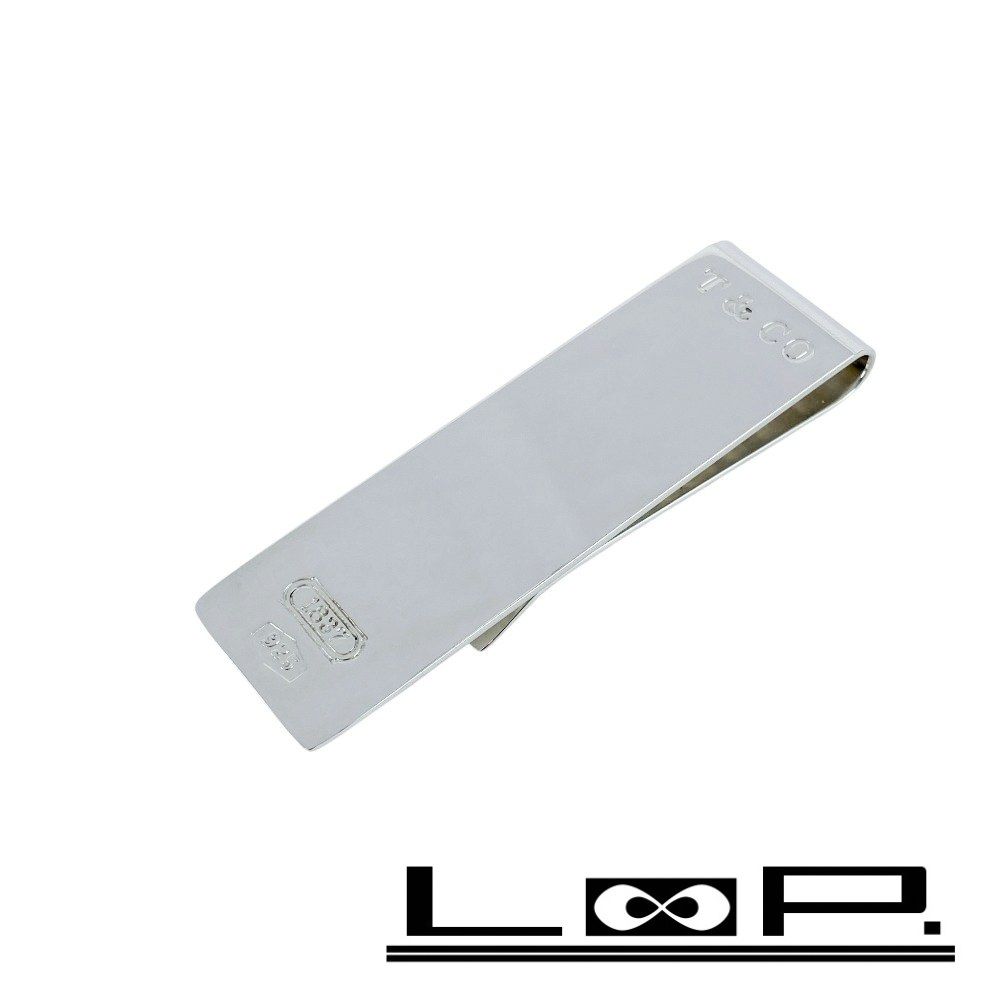 新同 ティファニー 1837 マネークリップ 札ばさみ お札クリップ SV925 シルバー 箱 455896 7