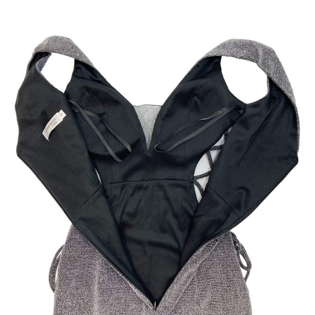 GLAMOROUS by Andy グラマラスバイアンディ ラメニットロングドレス GINKGOPHARMACY_COM