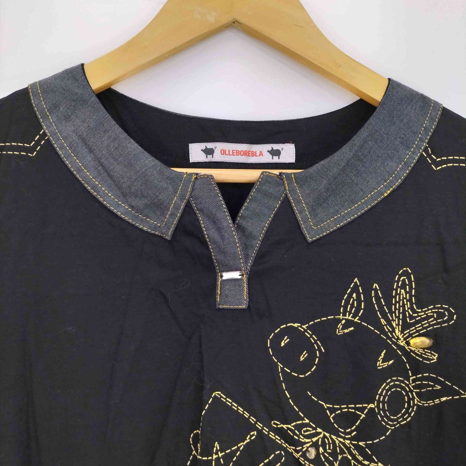 アルベロベロ OLLEBOREBLA オレボレブラ ブタさん ピスタグ デニム