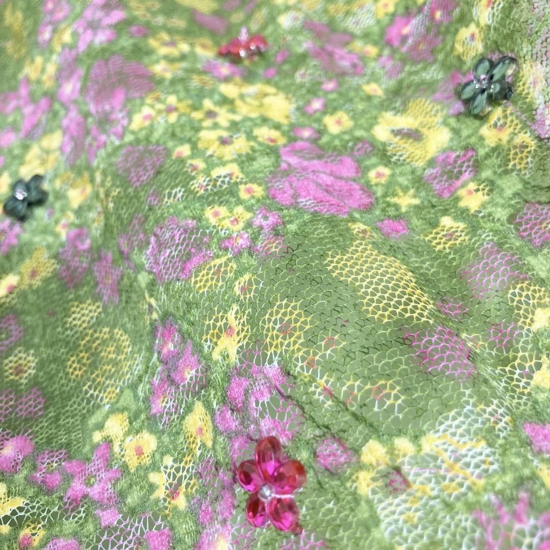 フラワーモチーフビジュー