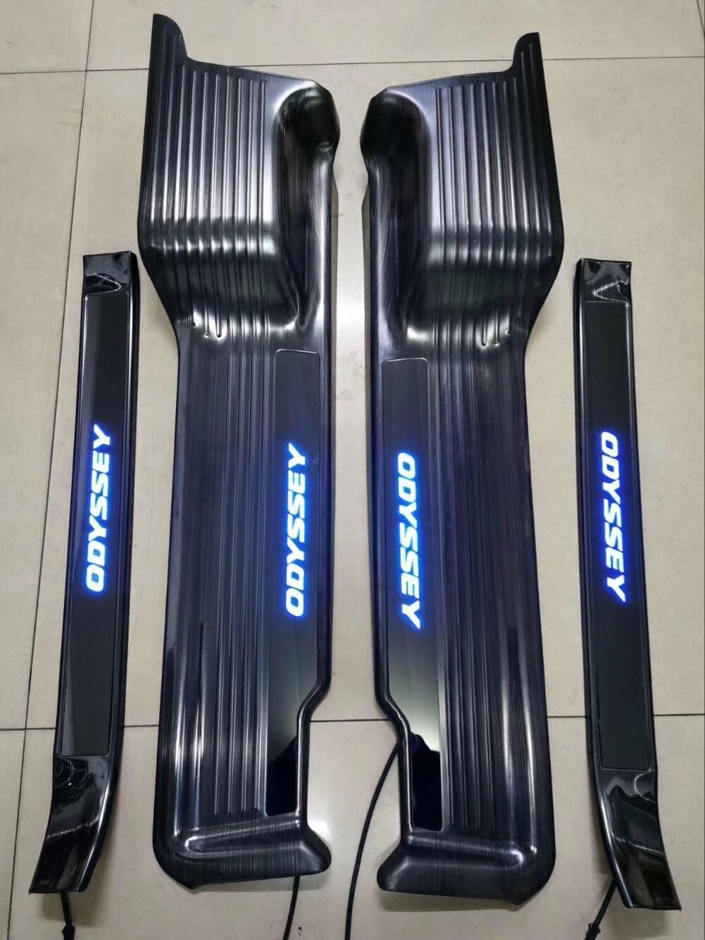 オデッセイ RC スカッフプレート 送料無料】ホンダ オデッセイ RC系 15-20年対応 LEDスカッフプレート