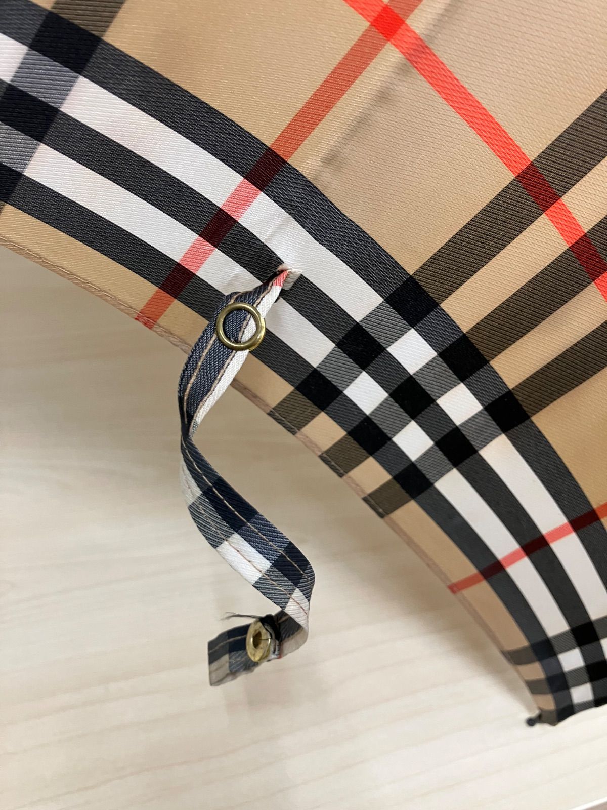 P/バーバリー 傘 ノバチェック シャドーホース - メルカリ