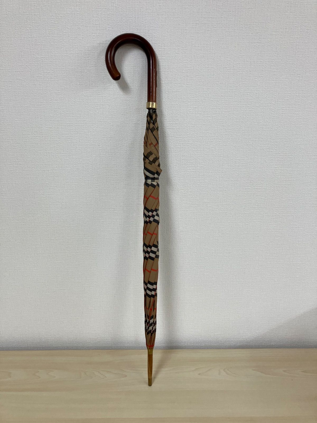 P/バーバリー 傘 ノバチェック シャドーホース - メルカリ