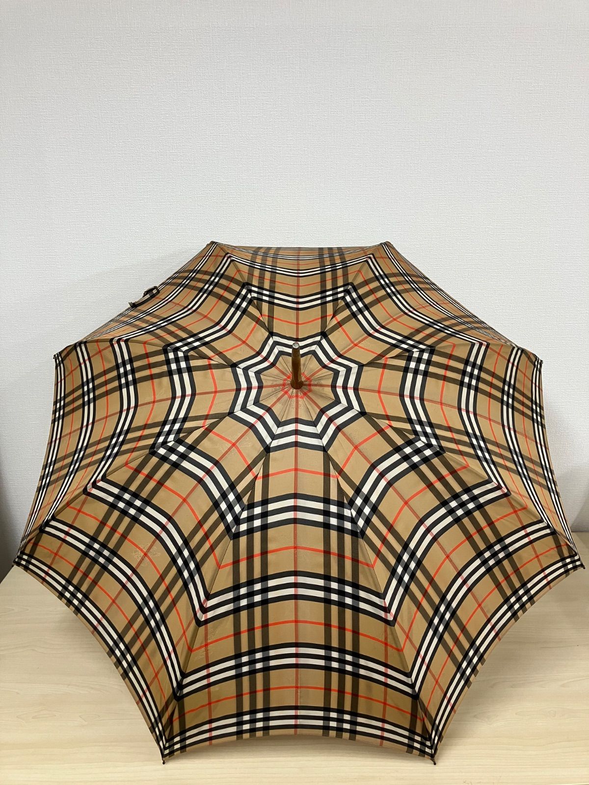 P/バーバリー 傘 ノバチェック シャドーホース - メルカリ