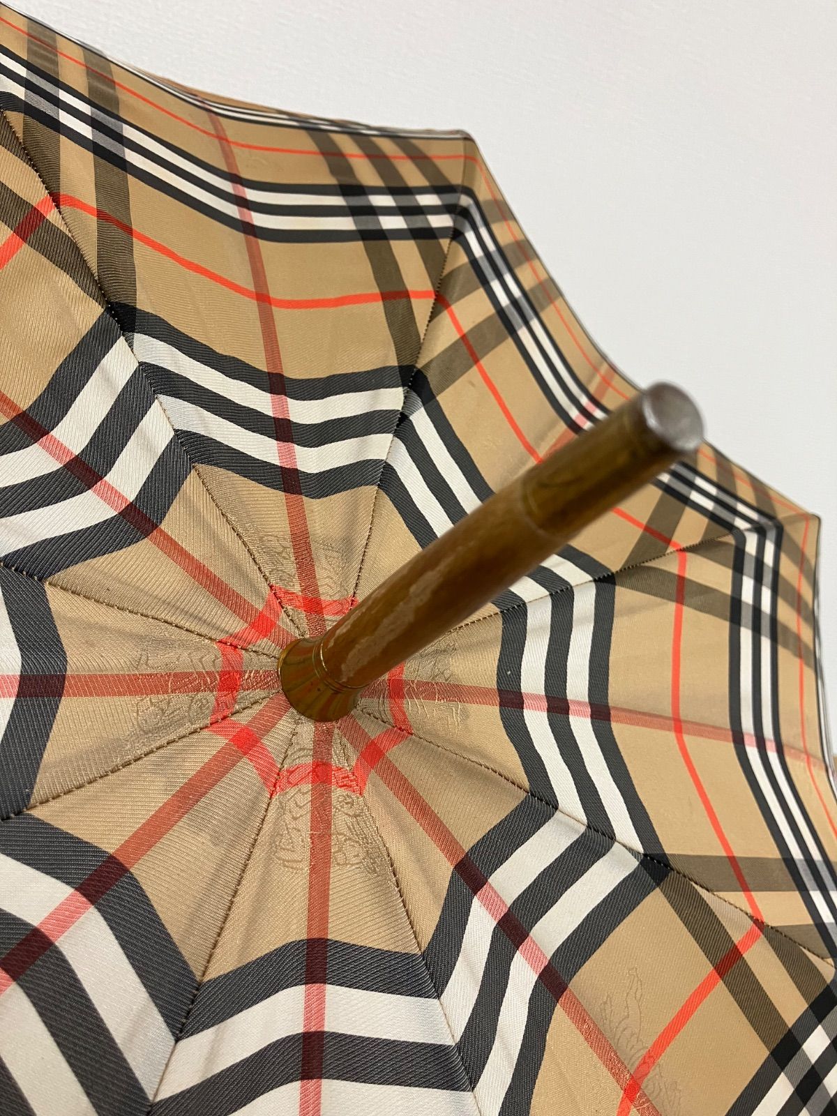 P/バーバリー 傘 ノバチェック シャドーホース - メルカリ