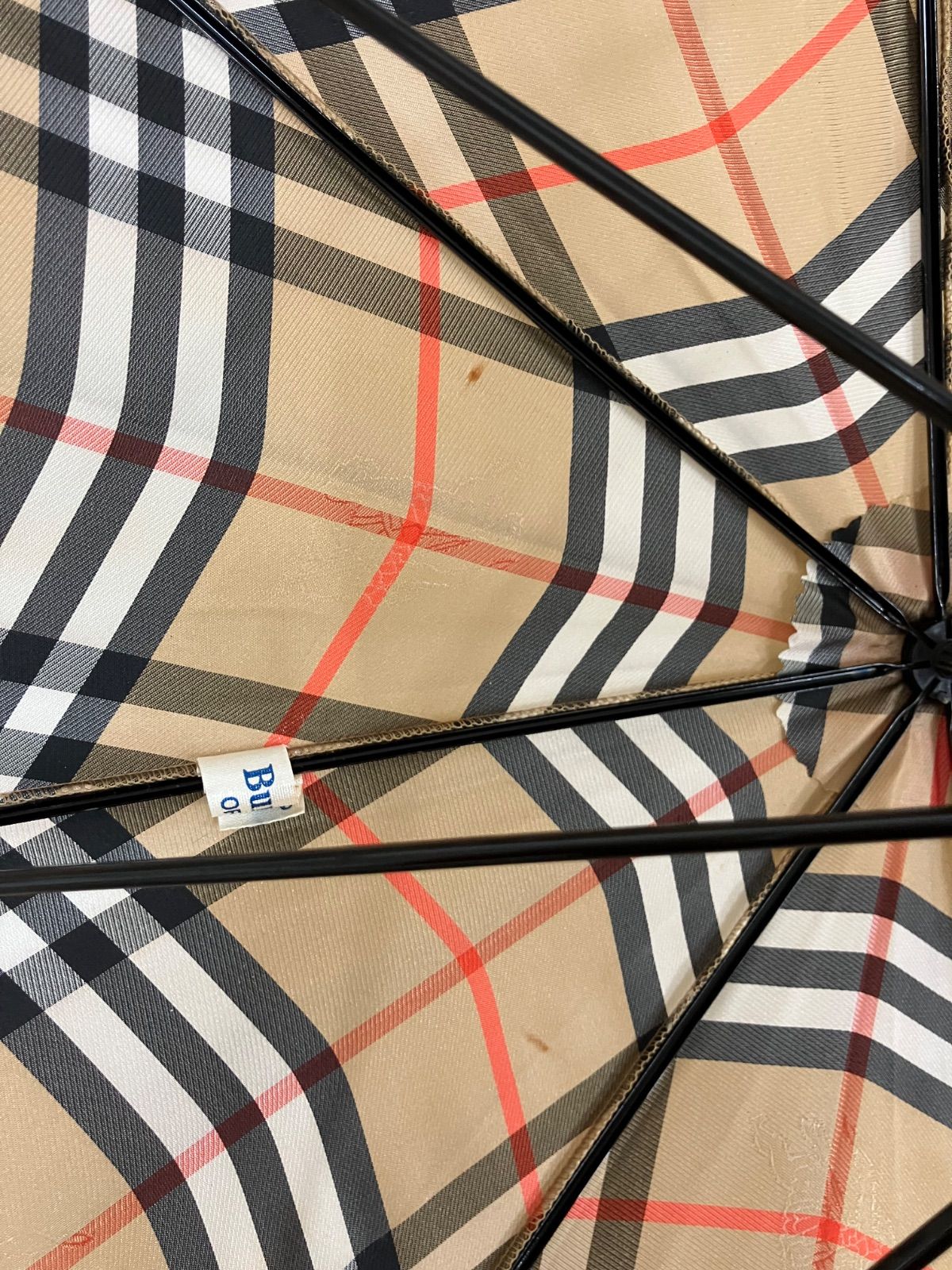 P/バーバリー 傘 ノバチェック シャドーホース - メルカリ