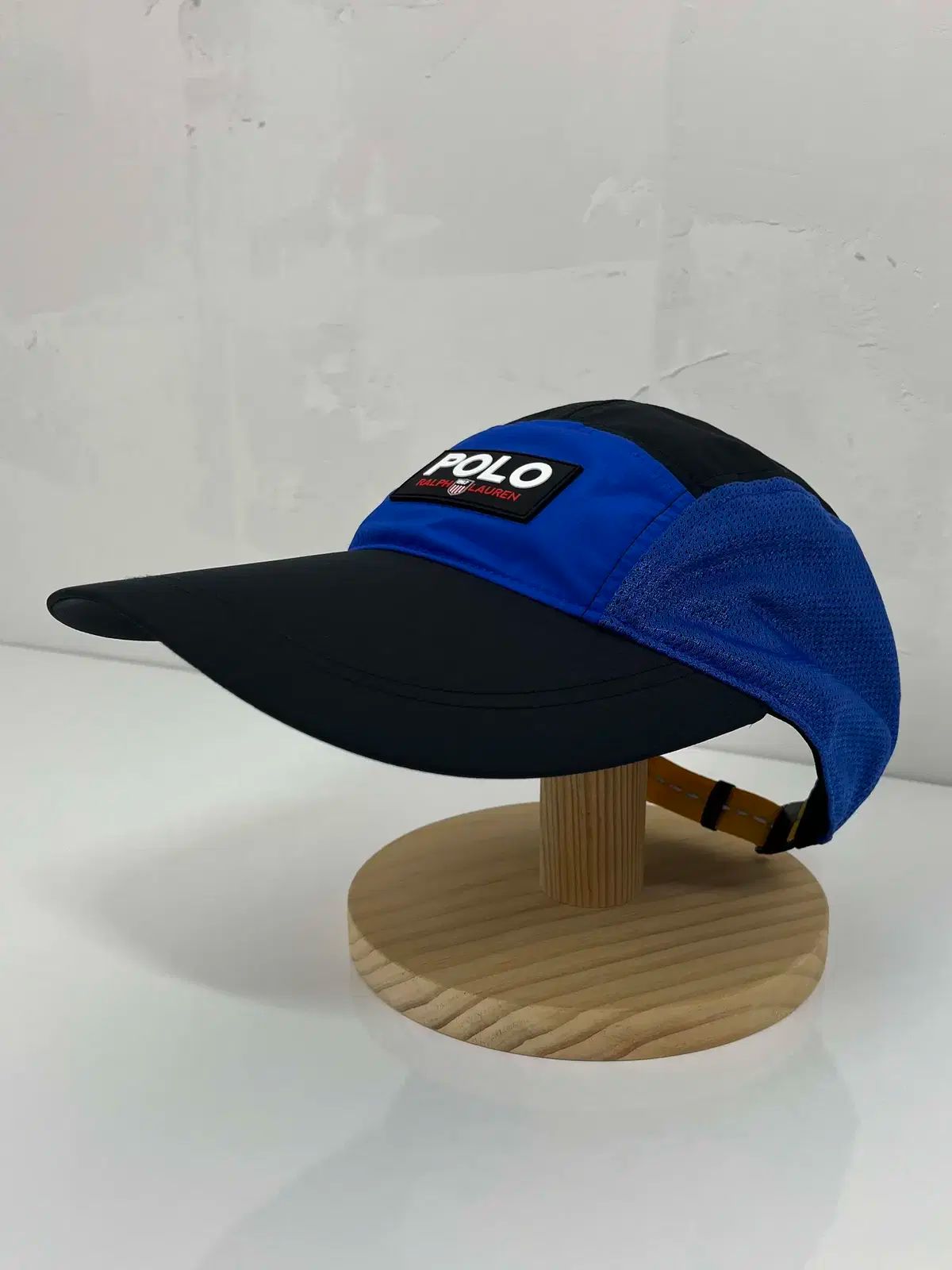 ポロラルフローレン ブラック ロイヤルネイビー 5パネル ロングビルキャップ ボールキャップ 帽子