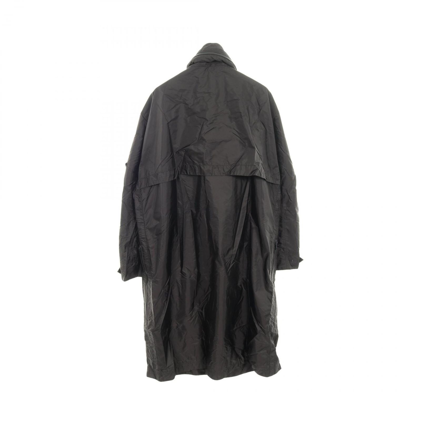 モンクレール MONCLER GREG 4210585 ブラック ナイロン コート メンズ Used B