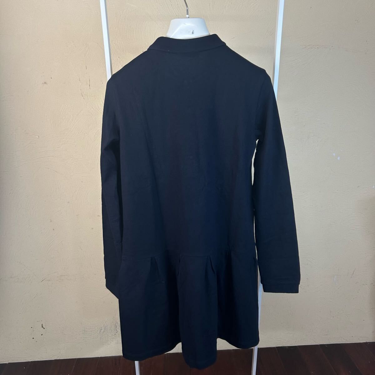 大人もOK MONCLERモンクレールポロドレスネイビー系14A