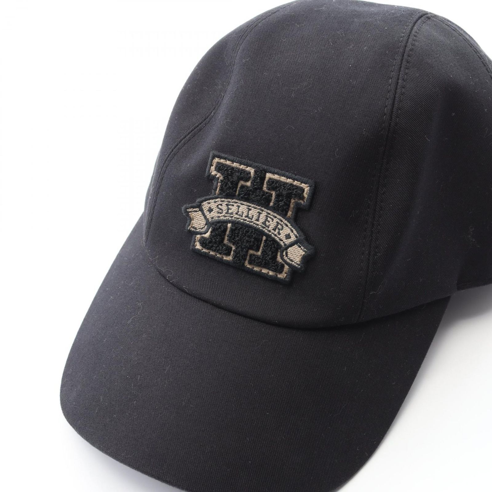 エルメス HERMES キャップ デイヴィス Hセリエ ブラック キャンバス