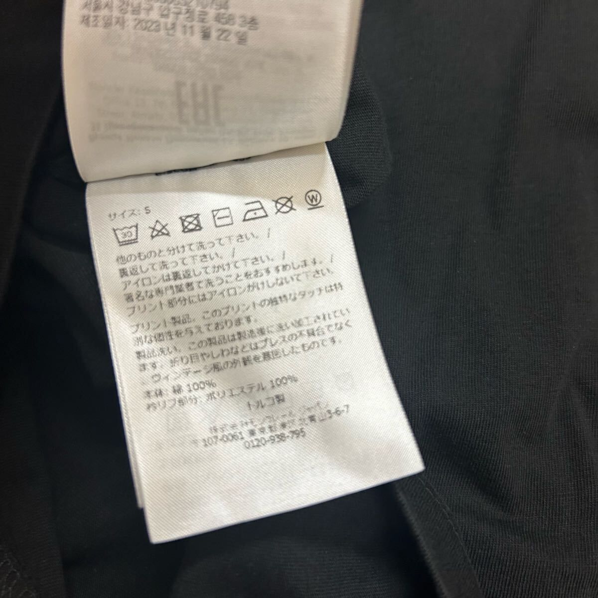 美品新作】MONCLER モンクレールラバーワッペントリコロール半袖T 