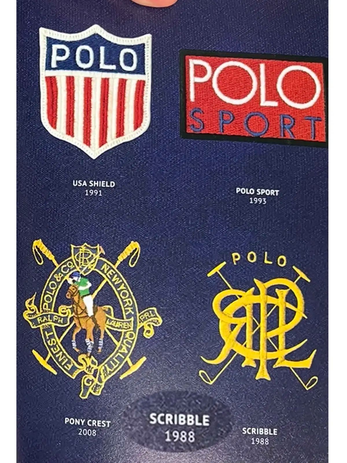 ポロラルフローレン ロイヤルブルー スクラブル エンブロイダリー ベースボールキャップ 帽子